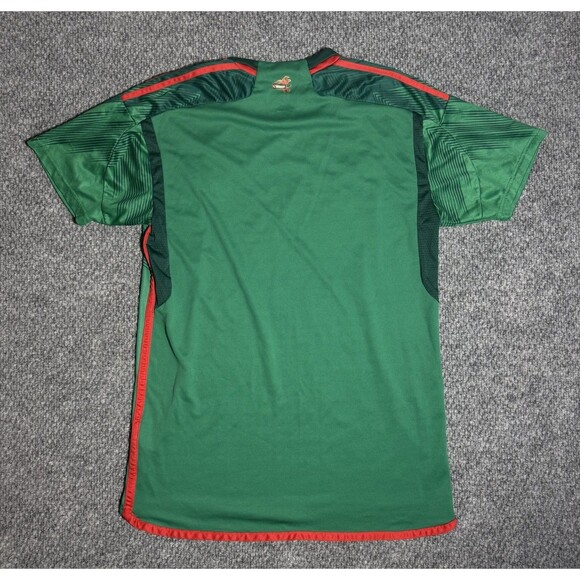 Adidas Mexico Jersey Home 2022-23 Green Men’s Size 2XL Slim Fit HD6899 - Picture 2 of 6